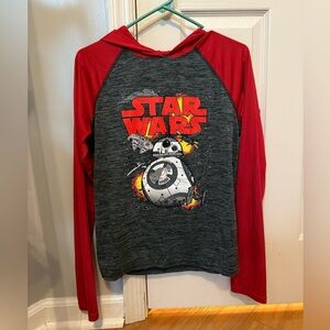 Star Wars BB8 Tech Tee with Hood, XL 18-20 Boys